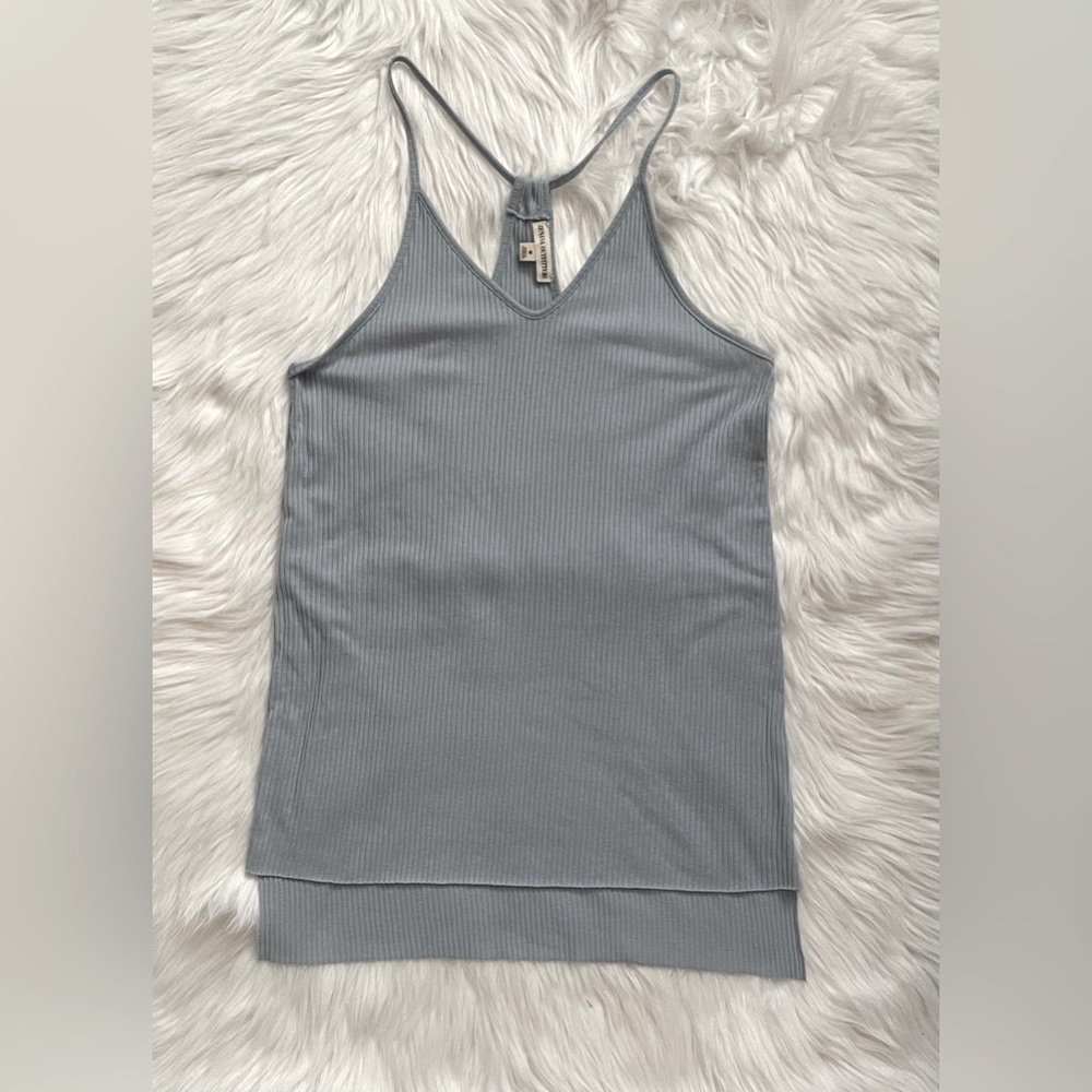 Light blue spaghetti strap tank top